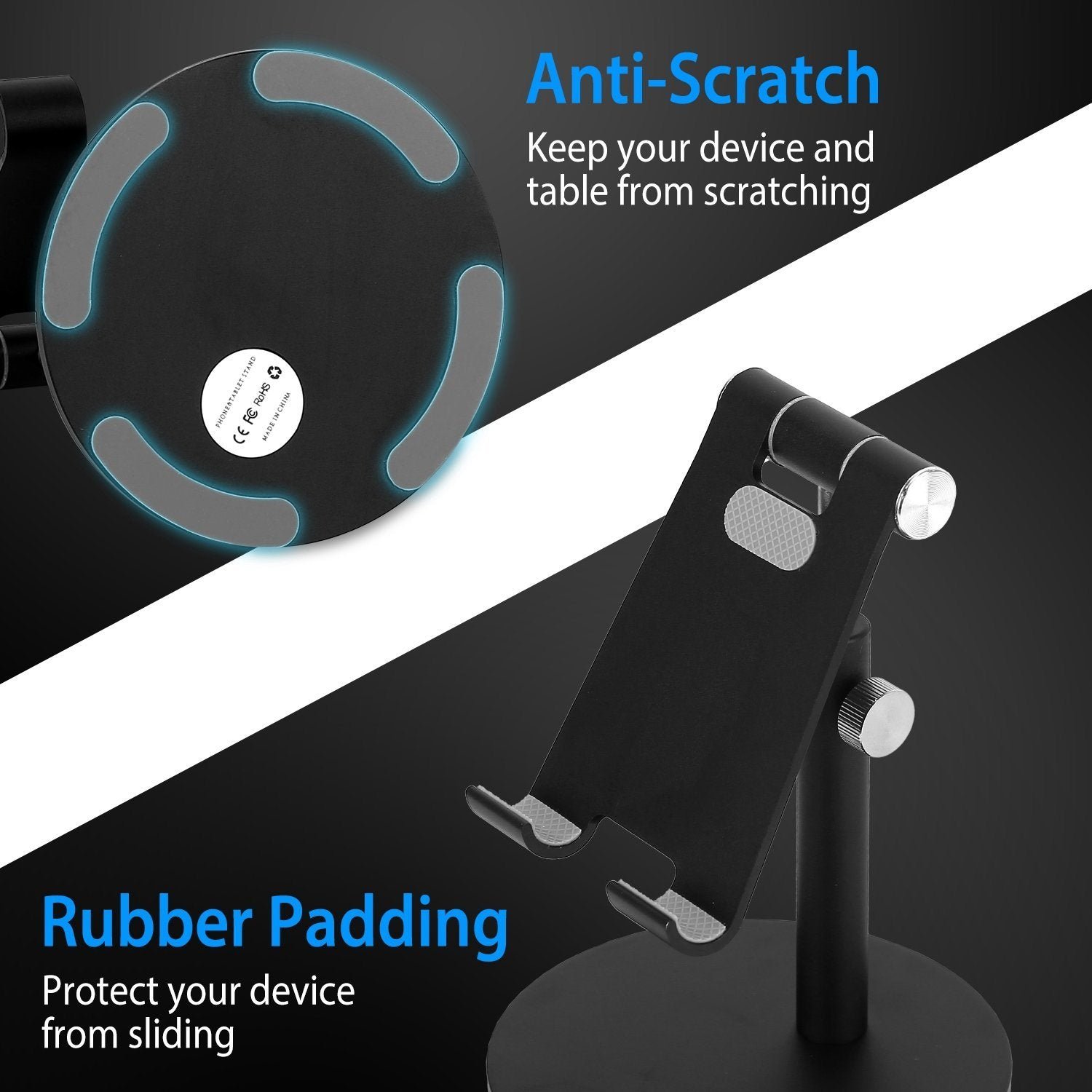 Cellphone Stand Universal No-Slip Aluminum Alloy Thick Case Friendly - Image 10