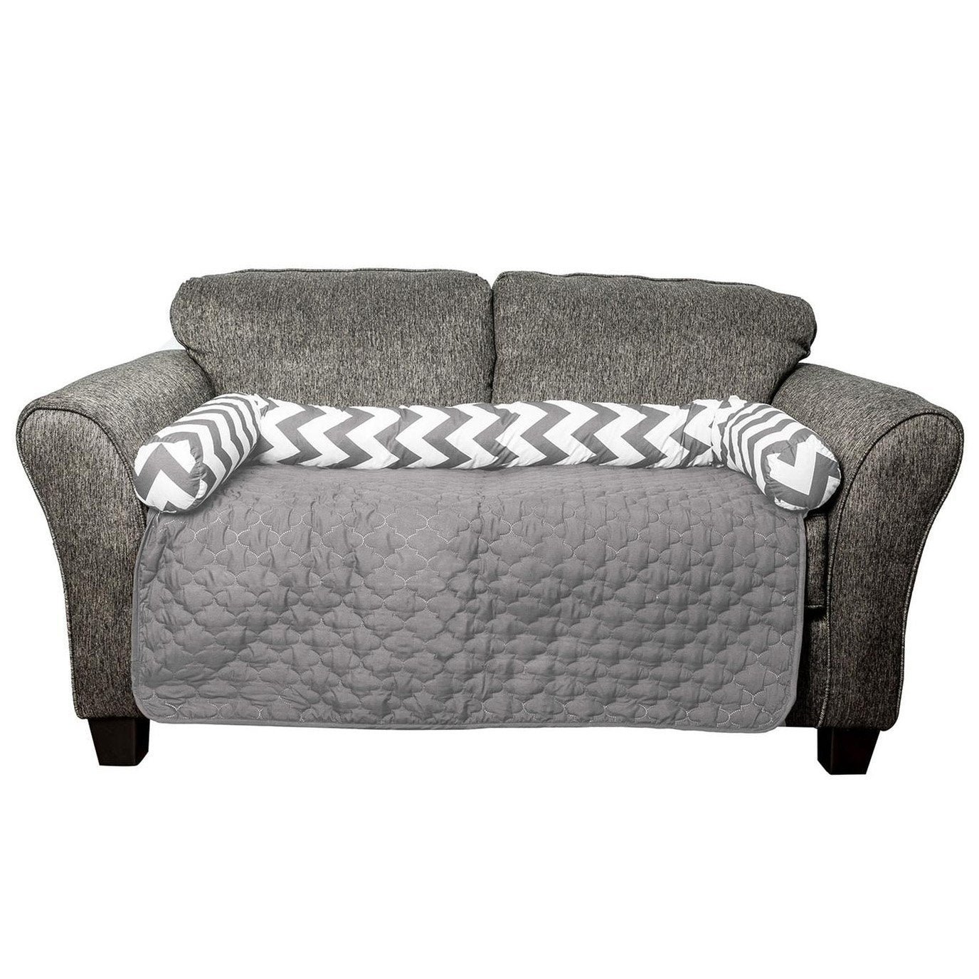 Chevron Reversible Quilted Pet Bed Chair Cover - Assorted Sizes - Bilde 24