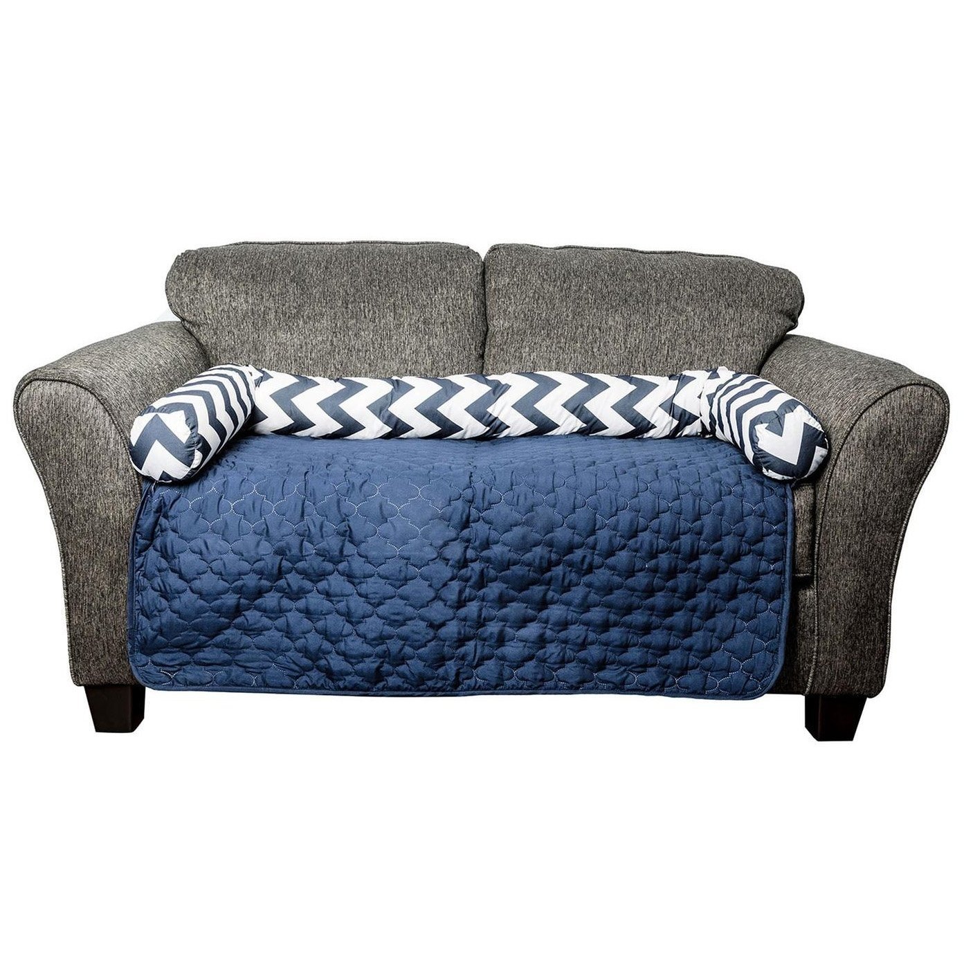 Chevron Reversible Quilted Pet Bed Chair Cover - Assorted Sizes - Bilde 20