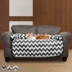 Chevron Reversible Quilted Pet Bed Chair Cover - Assorted Sizes