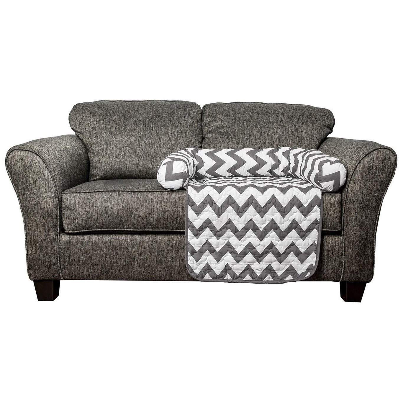 Chevron Reversible Quilted Pet Bed Chair Cover - Assorted Sizes - Bilde 15