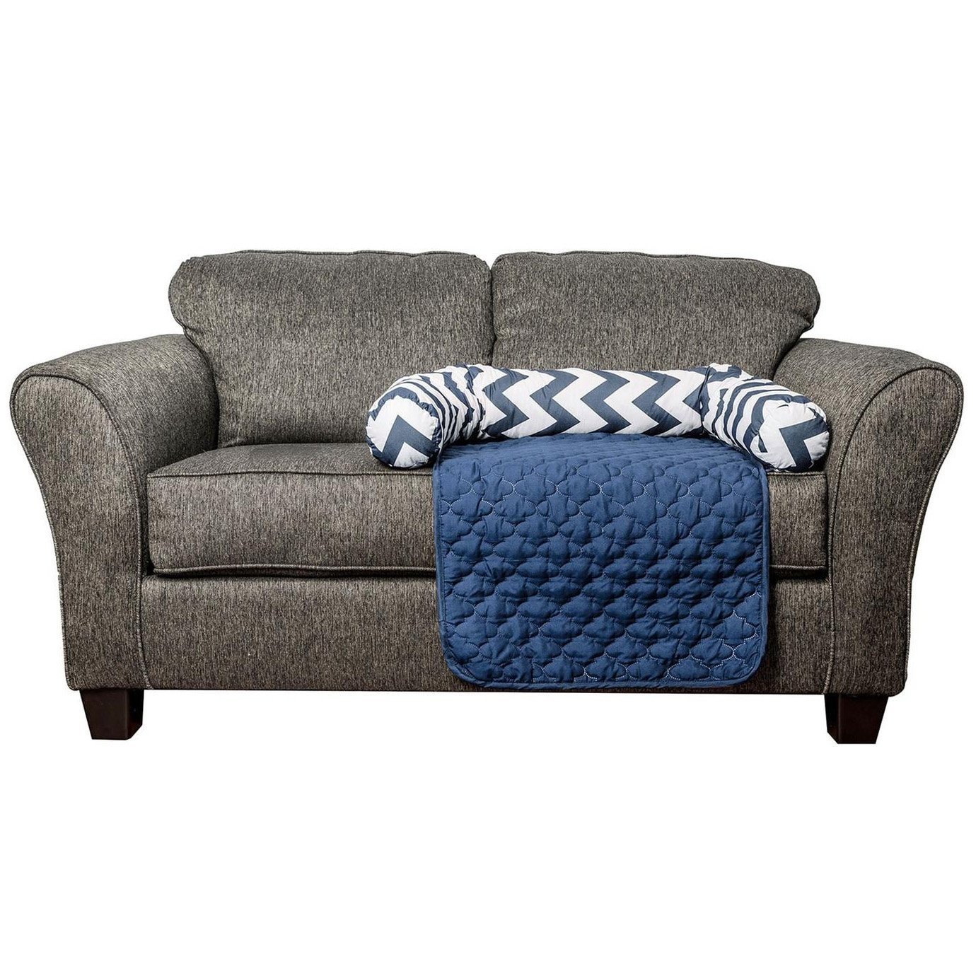 Chevron Reversible Quilted Pet Bed Chair Cover - Assorted Sizes - Bilde 12