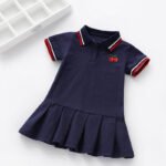 Children Dress Spring Summer Turn-Down Collar - Bilde 2