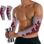 Copper Infused Arm Compression Elbow Support Sleeves - Bilde 2