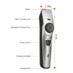 Cordless Beard Trimmer USB Rechargeable Beard Grooming Kit - Image 8