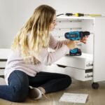 Cordless Drill Set with 2 Pieces 8V Batteries and Charger 2 Variable Speed 3/8In Keyless Chuck - Image 17