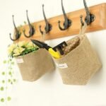 Cotton Linen Hanging Bag Home Gadget Storage Organizer - Bilde 13