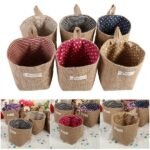 Cotton Linen Hanging Bag Home Gadget Storage Organizer