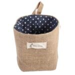 Cotton Linen Hanging Bag Home Gadget Storage Organizer - Bilde 5