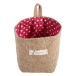Cotton Linen Hanging Bag Home Gadget Storage Organizer - Bilde 7