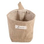 Cotton Linen Hanging Bag Home Gadget Storage Organizer - Bilde 3