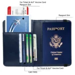 Creative Passport Holder Cover With 3D Metal Badge - Image 12