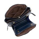 Crossbody Leather Shoulder Bag and Clutch - Bilde 9