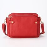 Crossbody Leather Shoulder Bag and Clutch - Bilde 4