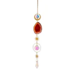 Crystal Sun Catcher Pendant Wind Chime Home Decor - Bilde 7