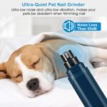 Dog Nail Grinder 2 Speeds Quiet USB Rechargeable - Bilde 9