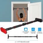 Doorway Pull Up Bar Heavy Duty with Foam Grips Level - Bilde 10
