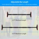 Doorway Pull Up Bar Heavy Duty with Foam Grips Level - Bilde 11