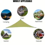 Durable Outdoor Sun Shade Sail for Terrace, Yard, Deck, and Garden - Waterproof and UV Resistant Triangle Canopy - Image 10