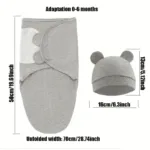 Easy-to-Wrap Swaddling Blankets For Newborns - Image 12