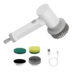 Electric Handheld Spin Scrubber Cordless Cleaning Brush with 2 Rotating Speeds - Bilde 2