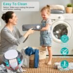 Electric Heating Pad for Back Abdomen Shoulder with 10 Adjustable Temperature Smart Timer Setting - Image 8