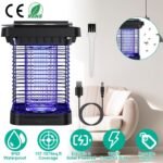 Electric Solar Powered Bug Zapper Lamp IP65 Waterproof for Indoor and Outdoor - Image 7