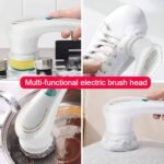 Electric Spin Scrubber Cordless Handheld Cleaning Brush with 5 Replaceable Brush Heads - Image 6
