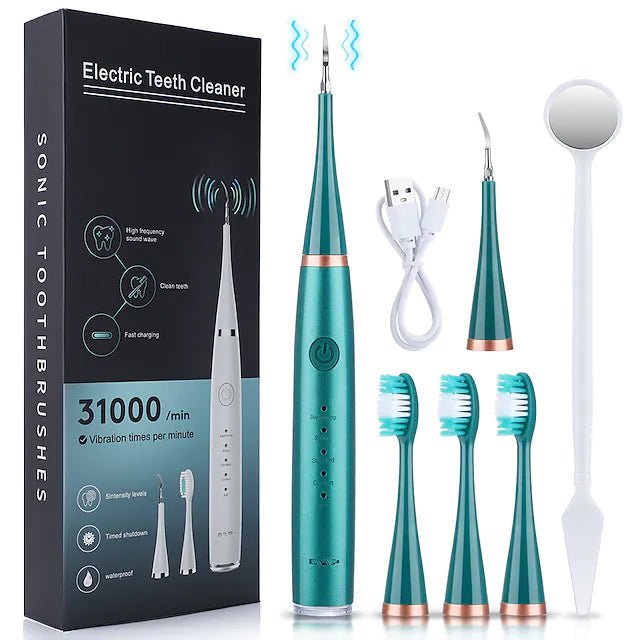 Electric Toothbrush Sonic Dental Scaler Teeth Whitening Kit