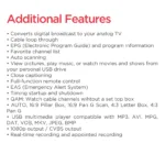 Ematic AT102 Digital TV HD Converter Box + Recorder with LED Display (Black) - Bilde 11