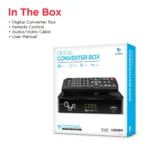 Ematic AT103B Digital Converter Box with LED Display and Recording Capabilities (Black) - Bilde 10