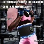 Ems Muscle Stimulator 6 Massage Modes Abdominal Pulse Trainer - Image 3