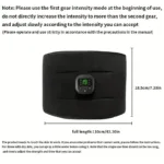 Ems Muscle Stimulator 6 Massage Modes Abdominal Pulse Trainer - Image 6