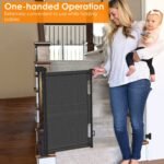 Extra Wide Child Safety Gate Retractable Door - Bilde 10