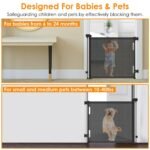 Extra Wide Child Safety Gate Retractable Door - Bilde 5