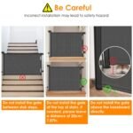 Extra Wide Child Safety Gate Retractable Door - Bilde 9