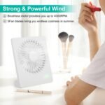 Fan USB Rechargeable Table Portable Desk Cooling Fan - Image 7