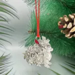 Festive Christmas Tree Pendant - Metal Hanging Ornament for Scene Decor - Image 6