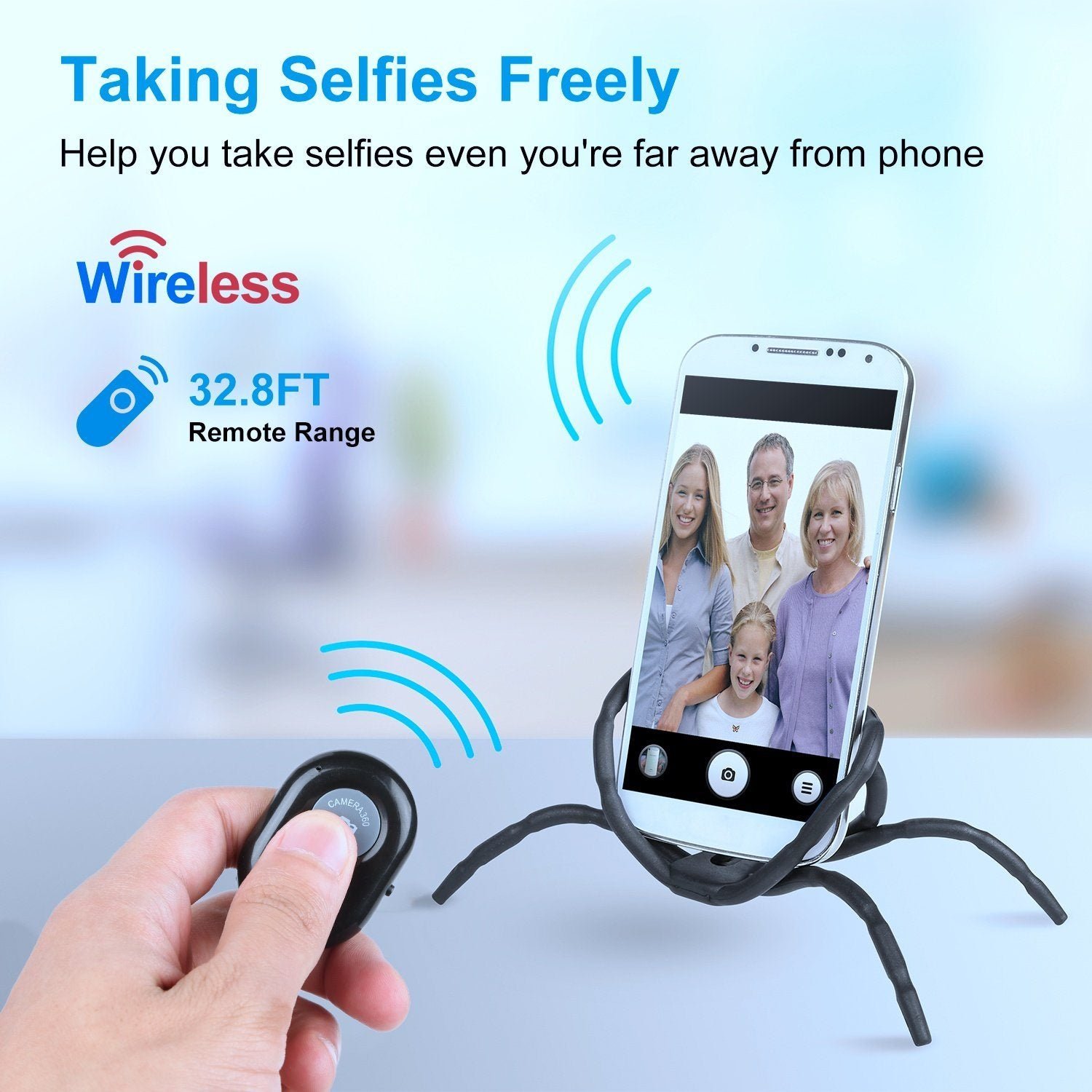 Flexible Spider Phone Stand Remote Cradle - Image 10