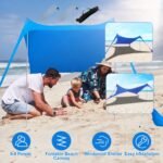 Foldable Beach Canopy Tent Collapsible Shade - Bilde 3