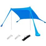 Foldable Beach Canopy Tent Collapsible Shade - Bilde 2
