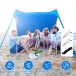 Foldable Beach Canopy Tent Collapsible Shade - Bilde 8