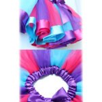 Girl's Layered Ballet Tulle Rainbow Tutu Skirt - Image 7