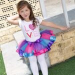Girl's Layered Ballet Tulle Rainbow Tutu Skirt - Image 8