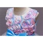 Girl's Rainbow Tulle Lace Dress - Bilde 9