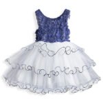 Girls' Ruffle Mesh Embroidered Dress - Bilde 5