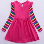 Girls' Unicorn Rainbow Flower Dress - Bilde 6