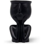 Greneric Character Portrait Flower Pot Resin Succulents Plant Pot