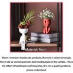 Greneric Character Portrait Flower Pot Resin Succulents Plant Pot - Image 8