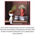 Greneric Character Portrait Flower Pot Resin Succulents Plant Pot - Image 24
